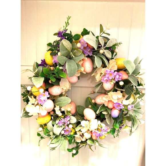Easter/Spring Wreath - Picture 1 of 2
